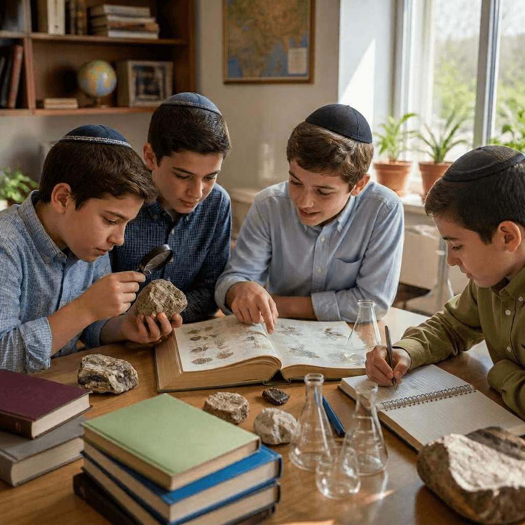 Children working on a hands-on science experiment